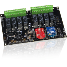 Fusion 8-Channel DPDT Relay Controller with 16 GPIO or ADC and I2C